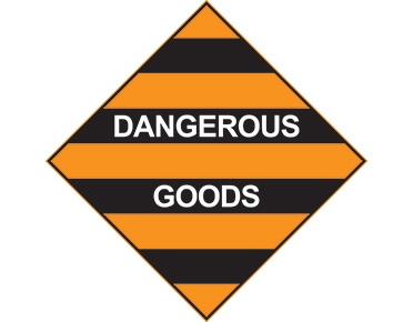 Dangerous Goods Sign Diamond Global Spill Contro