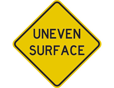 Uneven Surface Sign By Australian Standards Global Spill Control